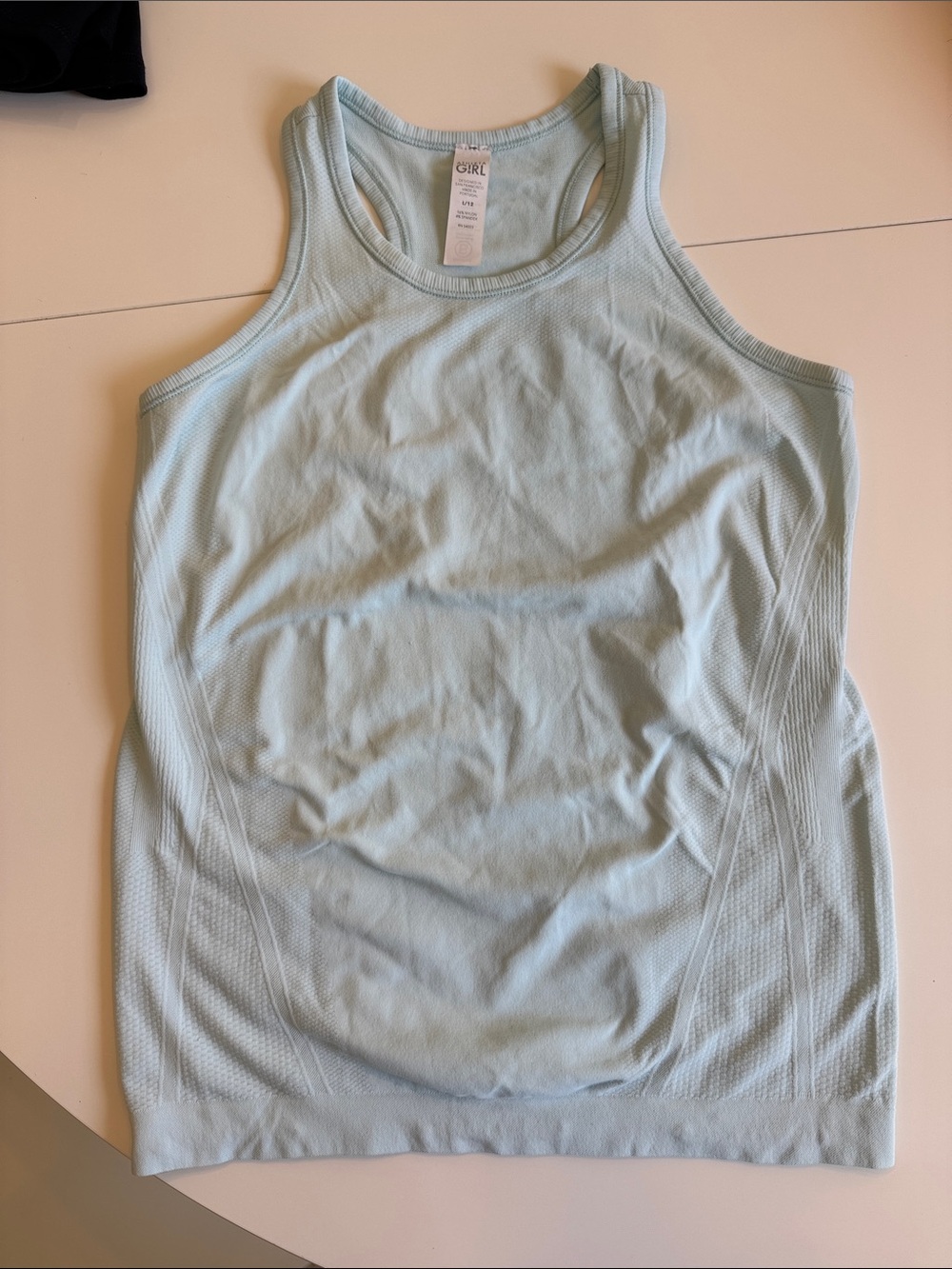 Girls Light Blue Athleta Tank Top